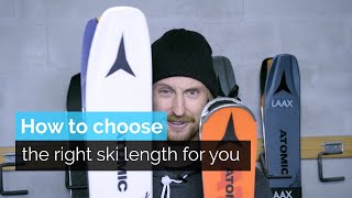 How to Choose the Right Ski Length [upl. by Bouley]