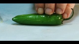 Best Way To Cut Up A Serano Pepper [upl. by Aufa]