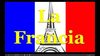 Francese1 cultura e civiltà la Francia [upl. by Akinom]