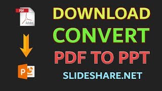 DownloadConvert PDF to PPT Format from SlideShare  QuickTip27 [upl. by Smaoht]