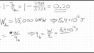 A Power Plant Efficiency Calculation [upl. by Fulbright]