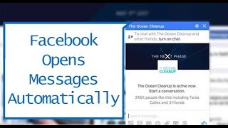 How to Make Facebook Open Messages Automatically [upl. by Nosle]