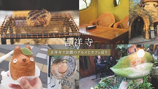 【吉祥寺】グルメ カフェ巡り☕️  挽肉と米  吉祥寺プティット村  食べ歩き  ジブリスイーツ【VLOG】 [upl. by Yasnil]