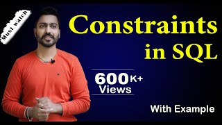 Lec58 Constraints in SQL in Hindi  DBMS [upl. by Mohandis298]