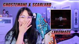 Ghostemane X Scarlxrd  LXRDMAGE  REACTION [upl. by Yojenitsirk738]