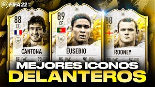 LOS MEJORES DELANTEROS ICONOS en Fifa 22  TOP 15 [upl. by Chew702]