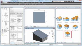 REVIT Roof Basics 10 Slope Arrow Spanish Subtitles  CADclips [upl. by Ahsinaj792]