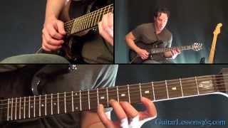 Metallica  One Guitar Lesson Pt4  Main Solo amp Harmony Solo [upl. by Aisayn]