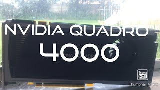 NVIDIA QUADRO 4000 review and performance [upl. by Ynez423]