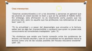 Reporte de lectura [upl. by Williams]