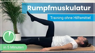 Rumpfmuskulatur Training  8 einfache Übungen ✔ Starke Körpermitte [upl. by Ladonna385]