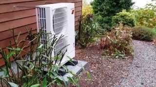 Mitsubishi HYPER Heat Ducted quotSTANDARDquot Heat Pump Install Walkthru and Noise [upl. by Yelsa]