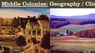 13 Colonies Comparing Regions New England Middle and Southern [upl. by Wellesley]