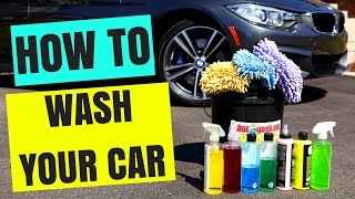 HOW TO WASH YOUR CAR AT HOME LIKE A PRO [upl. by Enitselec]