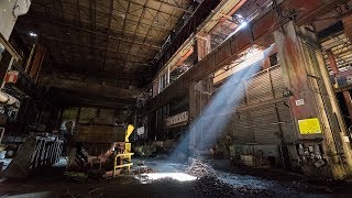 Massive Abandoned Steelworks  Sealed Inside by Security [upl. by Ashlan629]