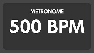 500 BPM  Metronome [upl. by Maharg598]