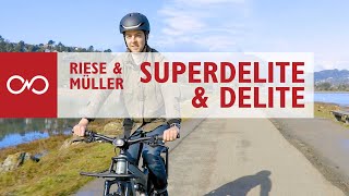 Review Riese amp Muller Delite amp Superdelite Full Suspension Electric Bike [upl. by Humphrey]