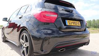 Mercedes A250 sound  acceleration  revs  drive by [upl. by Anialeh]