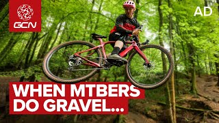 We Gave A Pro Mountain Biker A Gravel Bike amp This Is What Happened [upl. by Fuller384]