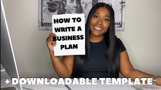 HOW TO WRITE A BUSINESS PLAN STEP BY STEP  TEMPLATE  9 Key Elements [upl. by Arlin]