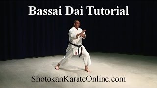 Bassai Dai Tutorial Shotokan Karate Kata [upl. by Alilahk300]