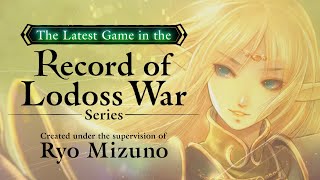 Record of Lodoss War Deedlit in Wonder Labyrinth Full Release Trailer [upl. by Maidy]