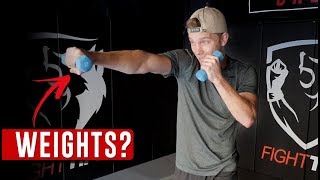 Shadowboxing with Weights Benefits amp Workouts [upl. by Sherfield]