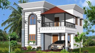 duplex house design in Bangladesh  ডুপ্লেক্স বাড়ির ডিজাইন ও খরচ  2 tola bari design [upl. by Welsh]