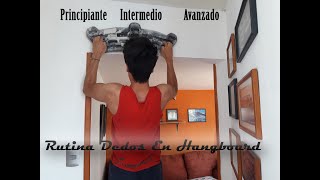 Entrenamiento Con Tabla De Dedos Hangboard  Todos Los Grados [upl. by Ynaffi]