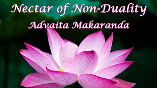 Advaita Makaranda  Nectar of NonDuality  Introduction [upl. by Ellemaj74]