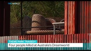 Theme Park Tragedy Four people killed at Australias Dreamworld [upl. by Brockie]