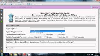 Online Application Submission for Passport [upl. by Yard603]