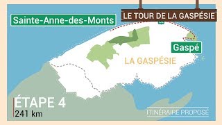 Le tour de la Gaspésie  Étape 4 de Gaspé à SainteAnnedesMonts  Québec maritime [upl. by Sezen746]