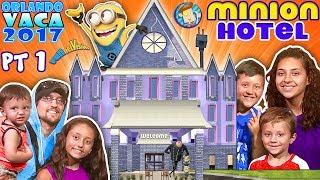 MINIONS HOTEL TOUR Coolest Room Ever Savage Dad  Universal Studios Resort FUNnel Summer FL [upl. by Lorin]