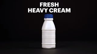 Everything Youve Ever Wanted to Know About Heavy Cream  Tastemade [upl. by Daffi]