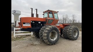 Allis Chalmers 8550 Sold on Ohio Auction Yesterday [upl. by Anitsirhk]