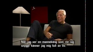 Giorgio Armani interview [upl. by Simonsen]