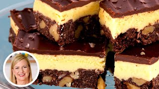 Professional Baker Teaches You How To Make NANAIMO BARS [upl. by Nirrak844]