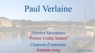 French Poem  Chanson dAutomne by Paul Verlaine  Slow and Fast Reading [upl. by Flanna361]