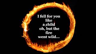 Ring Of Fire Johnny Cash lyrics [upl. by Nnil]