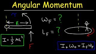 Angular Momentum Physics Practice Problems [upl. by Llehsem]