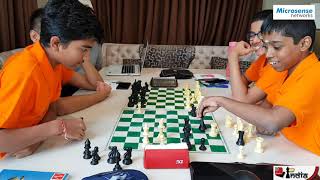 Gukesh vs Pragg  Friendly bullet at Kramnik Microsense India Chess Program [upl. by Igiul]