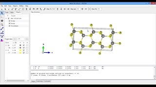 Hexagonal crystal structure with Vesta ZnS [upl. by Williamsen]