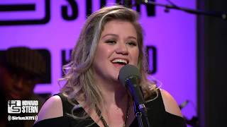 Kelly Clarkson Performs “Breakaway” on the Stern Show 2017 [upl. by Aelsel900]