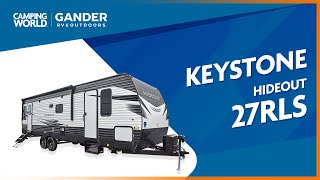 2021 Keystone Hideout 27RLS  Travel Trailer  RV Review Camping World [upl. by Ina618]