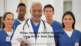 Philips IntelliVue X3 Monitor  Basic Operation [upl. by Immas]