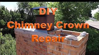 DIY Chimney Crown repair [upl. by Chemush]