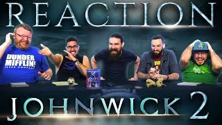 John Wick Chapter 2 2017 MOVIE REACTION [upl. by Notlek]