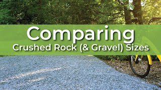 Comparing Crushed Rock amp Gravel Sizes and How Theyre Used [upl. by Aicac]