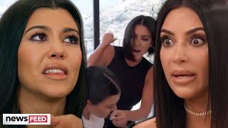 Kim amp Kourtney Kardashian MORTIFIED Over Fight [upl. by Gnohp]